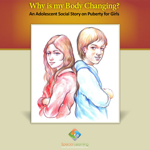 Click to view full image Why is my Body Changing? Puberty for Girls Social Story Curriculum: image 1