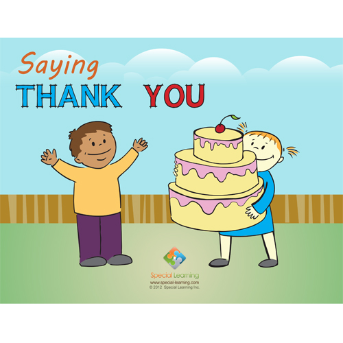 Click to view full image Saying Thank You Social Story Curriculum: image 1