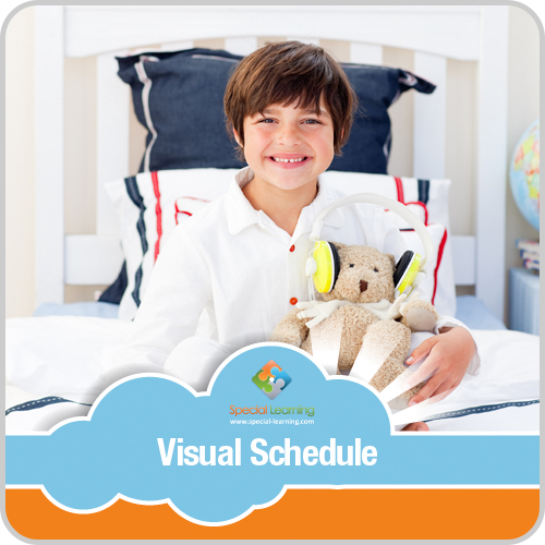 Click to view full image Getting Ready for Bed Boy Visual Schedule: image 1
