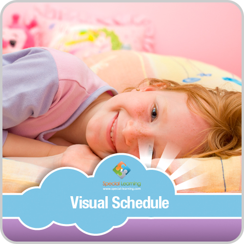 Click to view full image Getting Ready for Bed Girl Visual Schedule: image 1