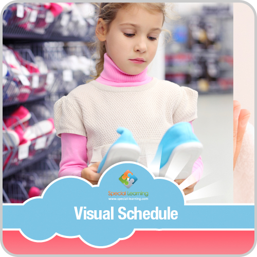Click to view full image Getting New Shoes Visual Schedule: image 1