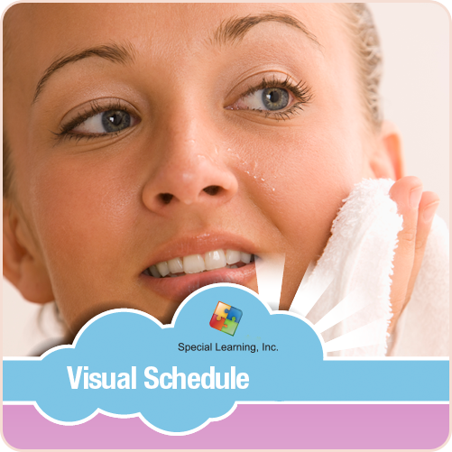 Click to view full image Washing Face Visual Schedule: image 1