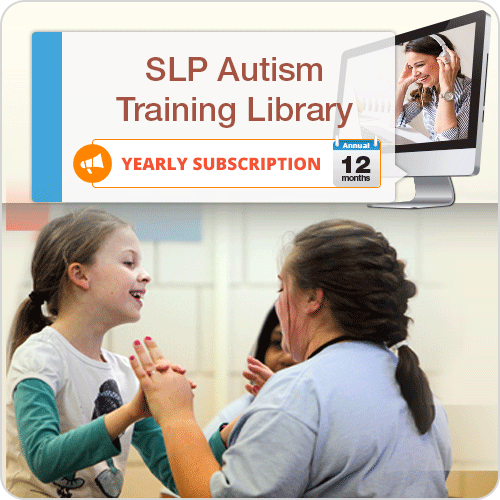 Click to view full image ANNUAL SUBSCRIPTION: SLP Autism Training Library: image 1