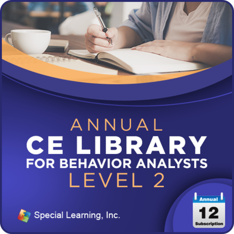 Click to view full image Professional CEUs: Level 2 CE Library for Behavior Analysts (ANNUAL Subscription): image 1
